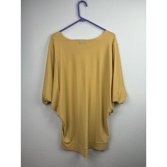 Women's Gold Flowy Top - Picture 4 of 8